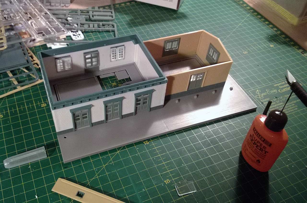 A model train
