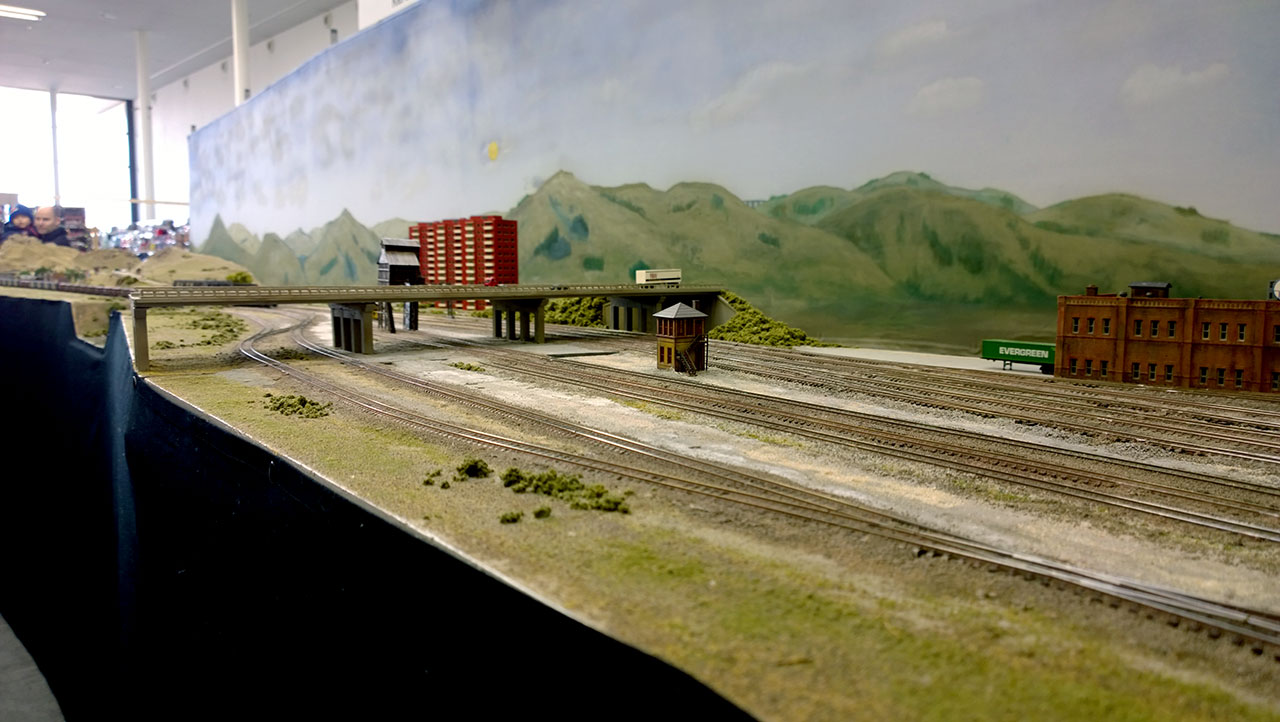 A model train