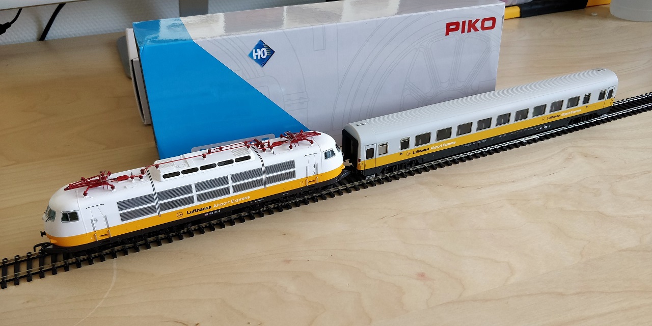 A model train