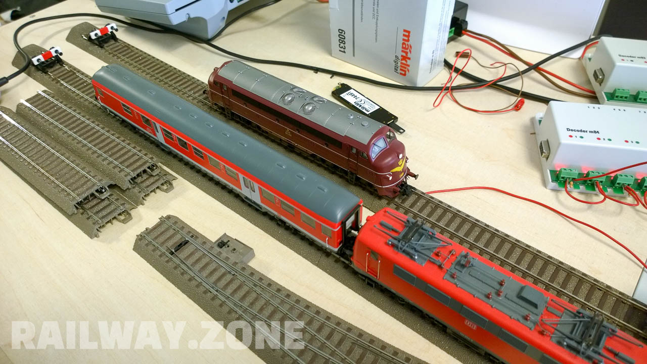 A model train