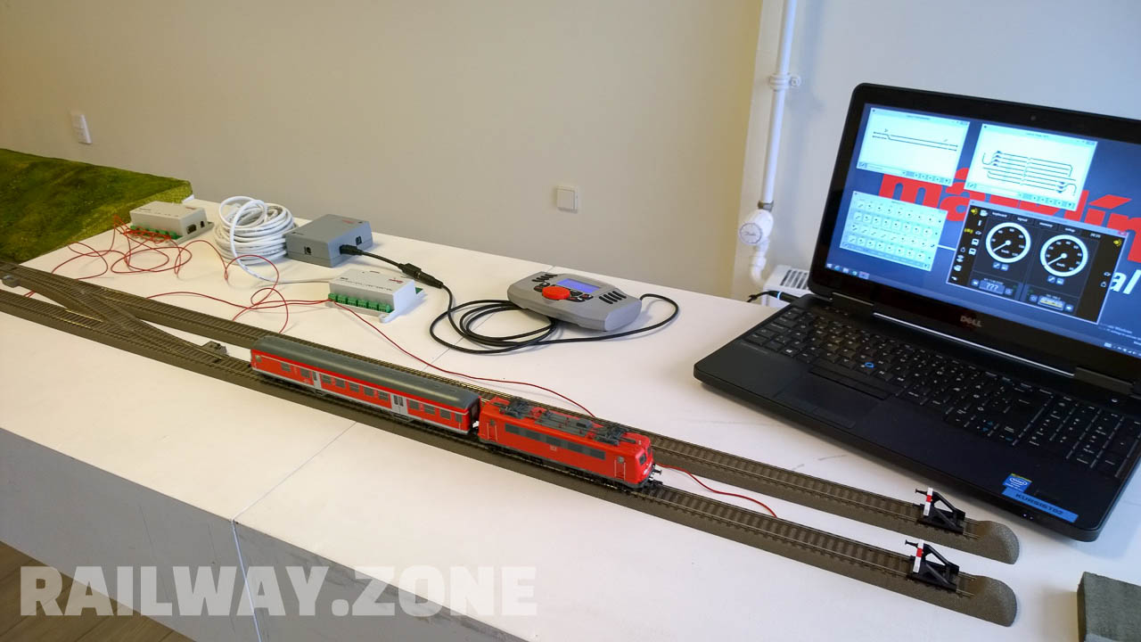 A model train