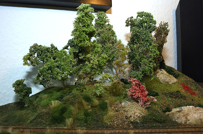 A model train