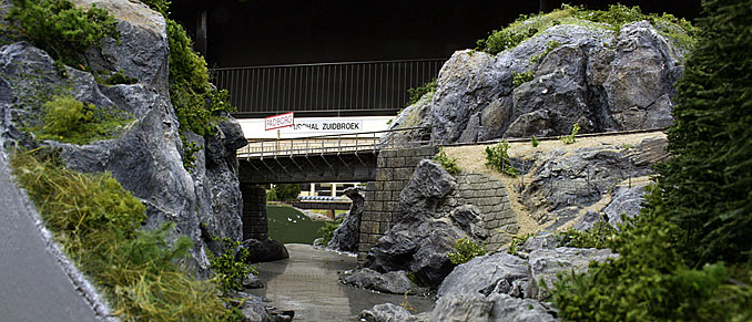 A model train