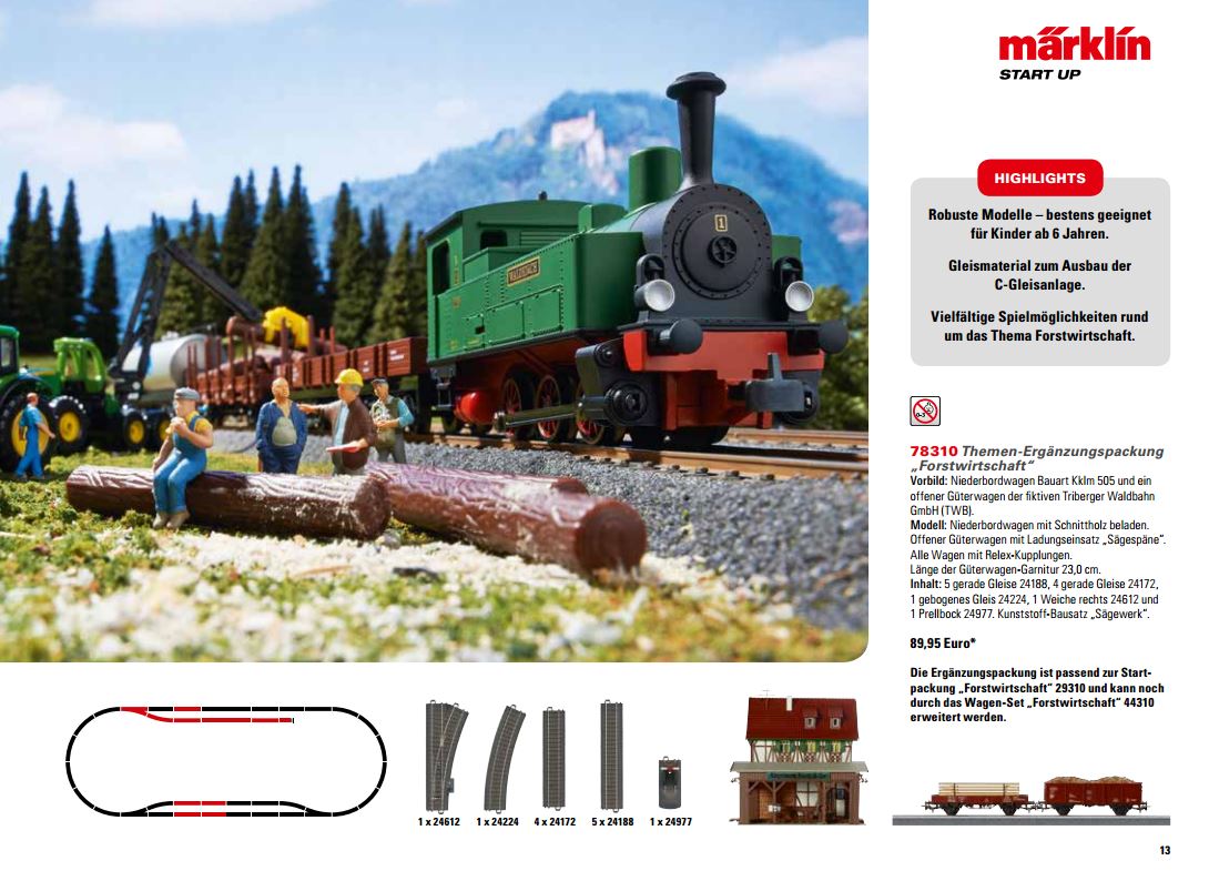 A model train