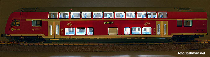 A model train