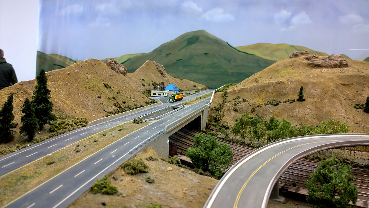 A model train