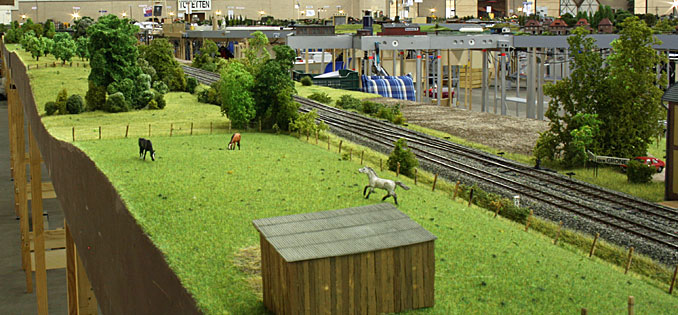 A model train