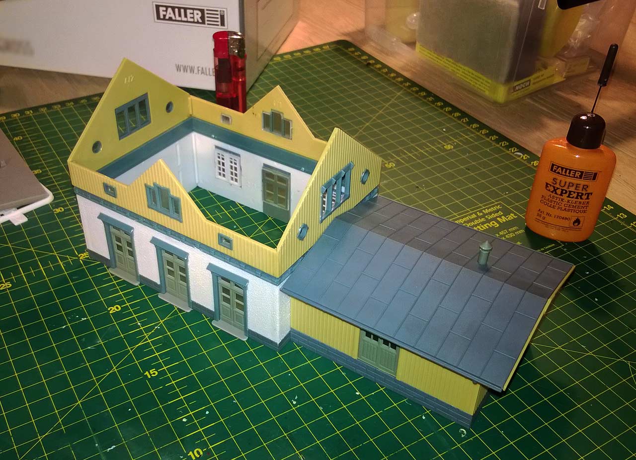 A model train