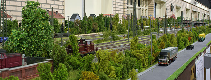 A model train