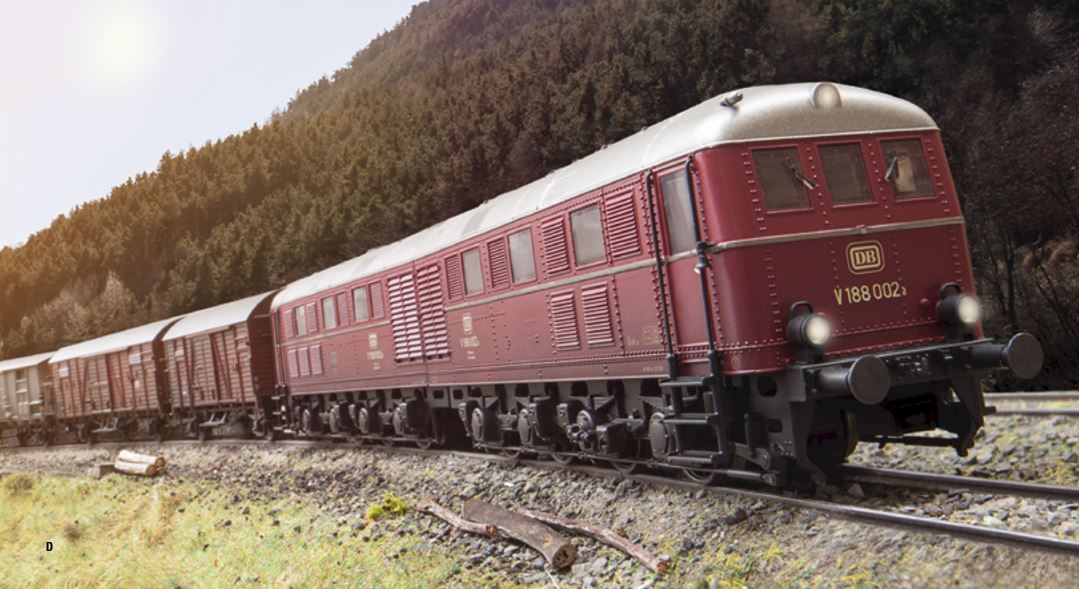 A model train