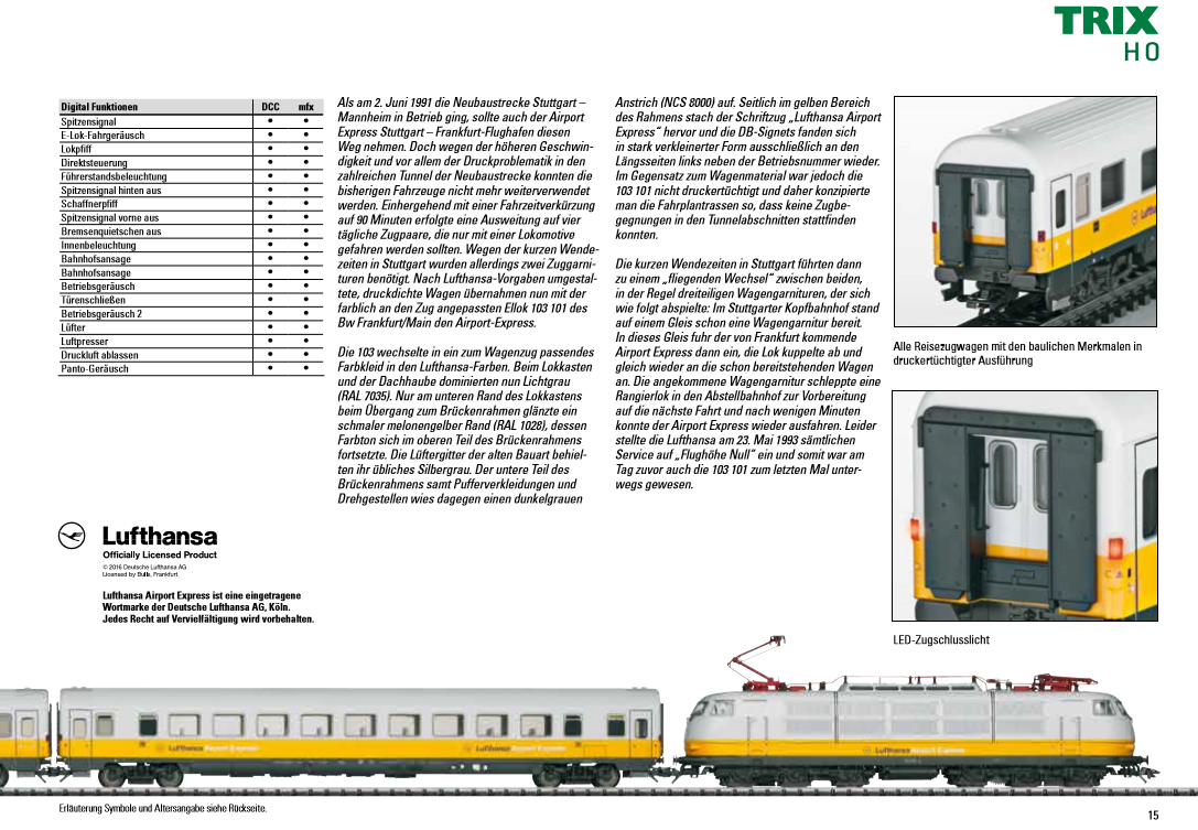 A model train