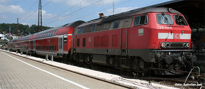 A model train