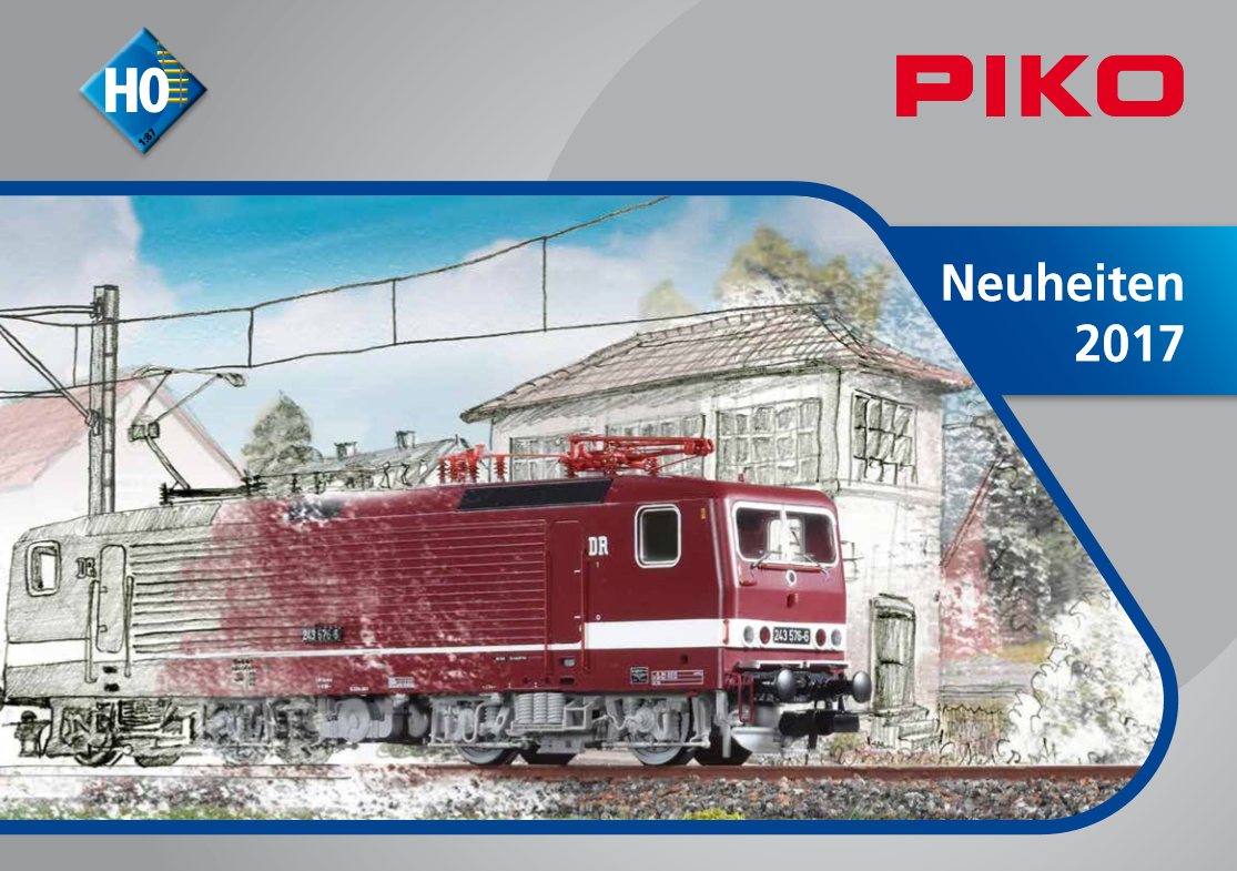 A model train