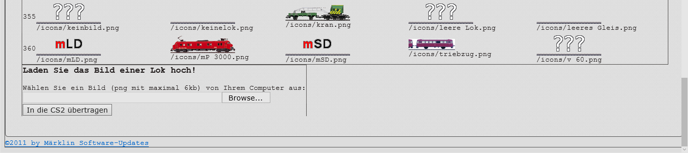 A model train