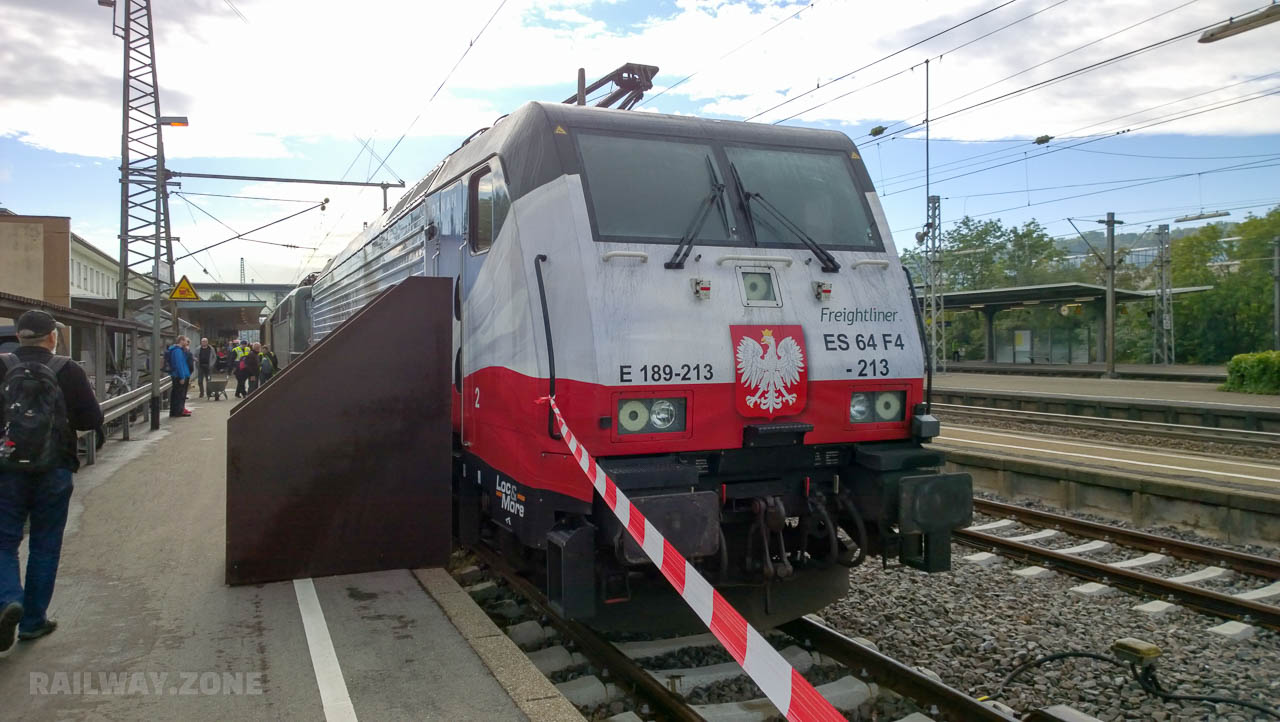 A model train