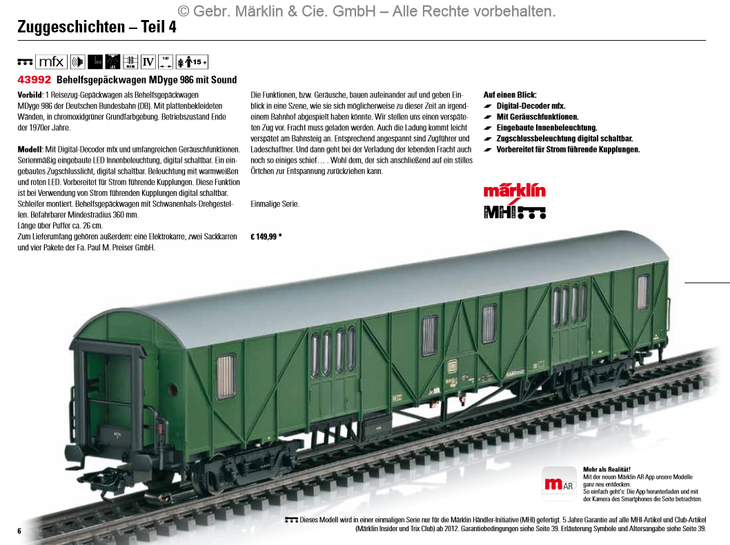 A model train