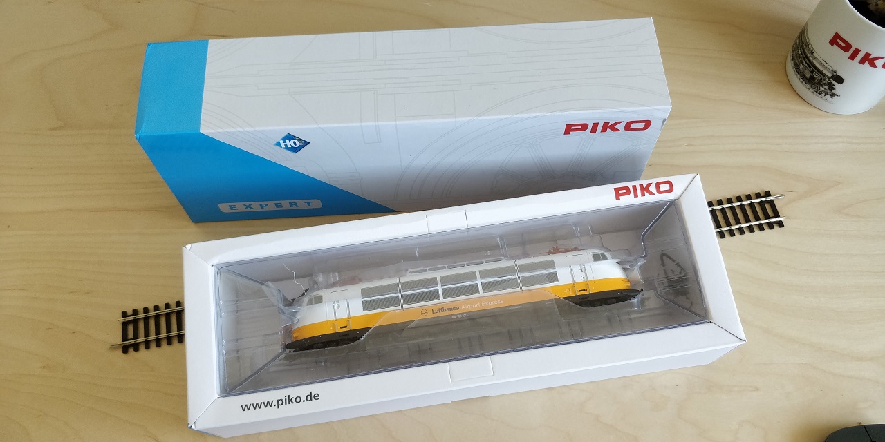 A model train