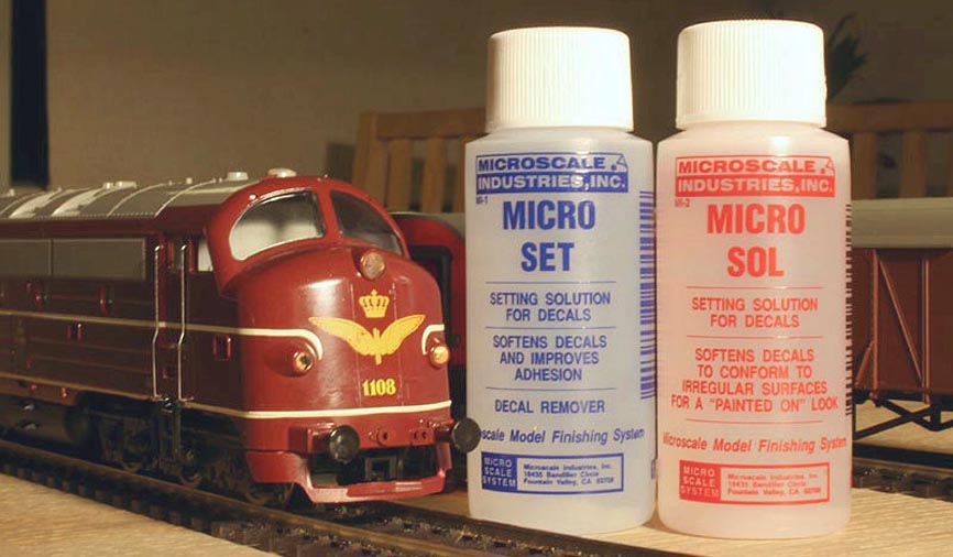 A model train