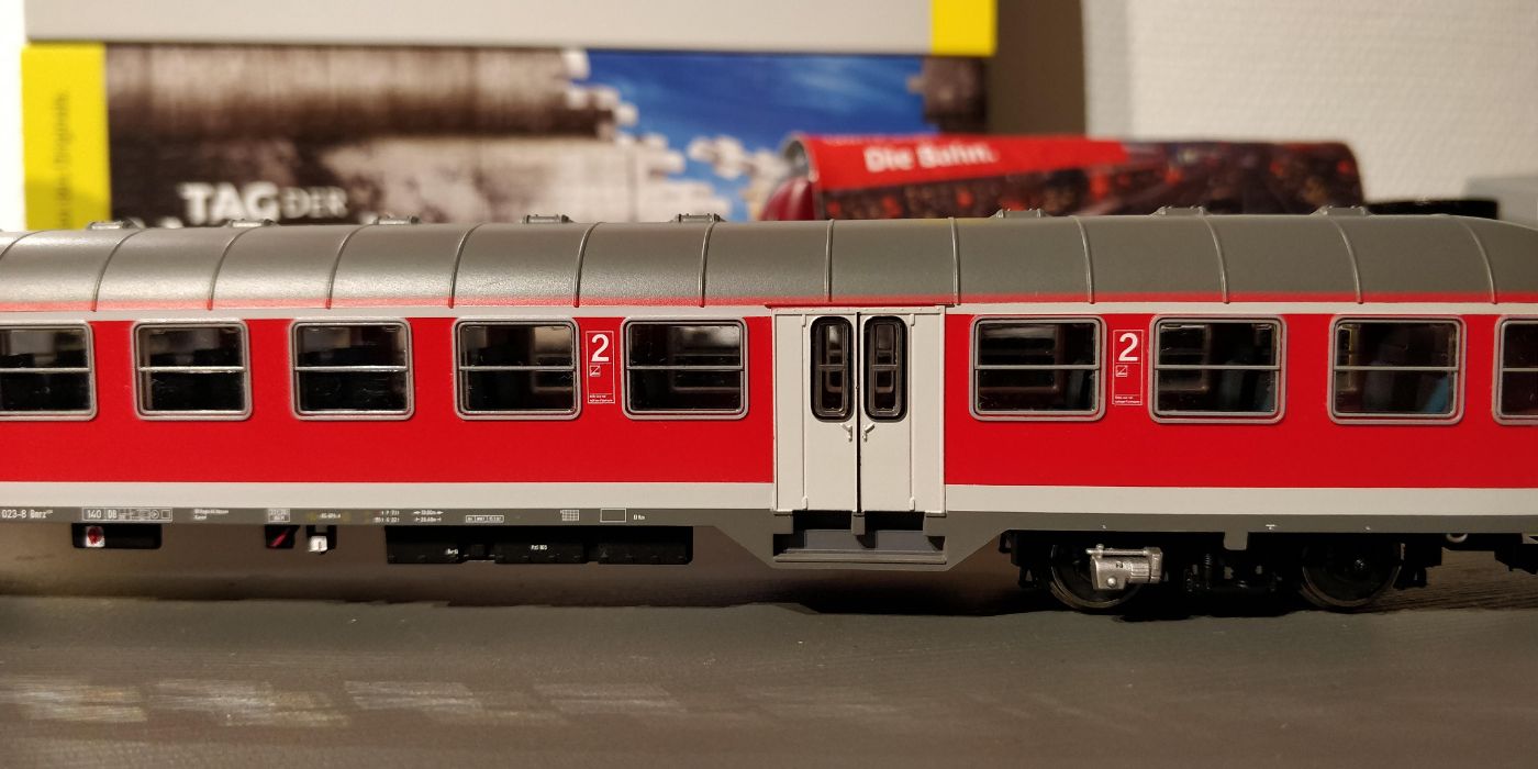 A model train