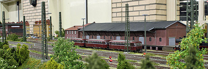 A model train