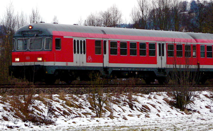 A model train