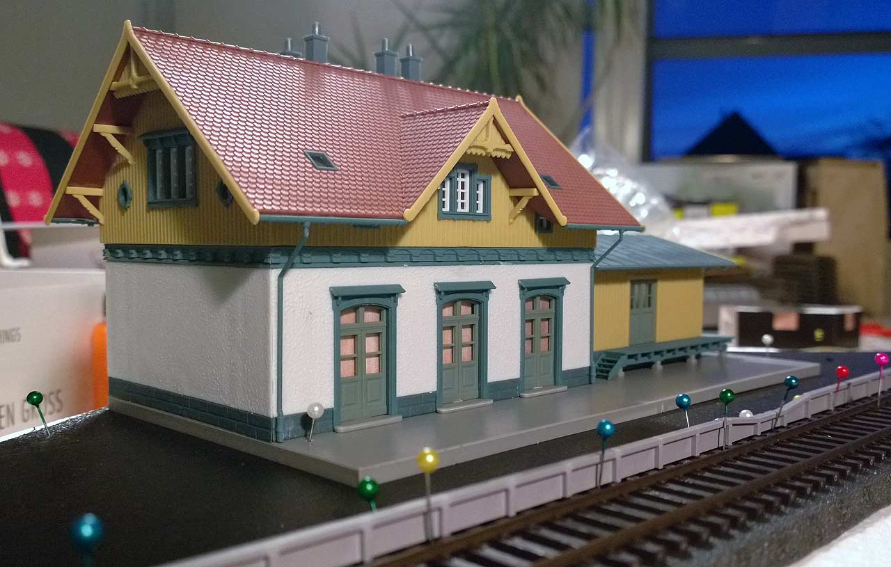 A model train