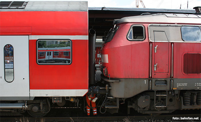 A model train