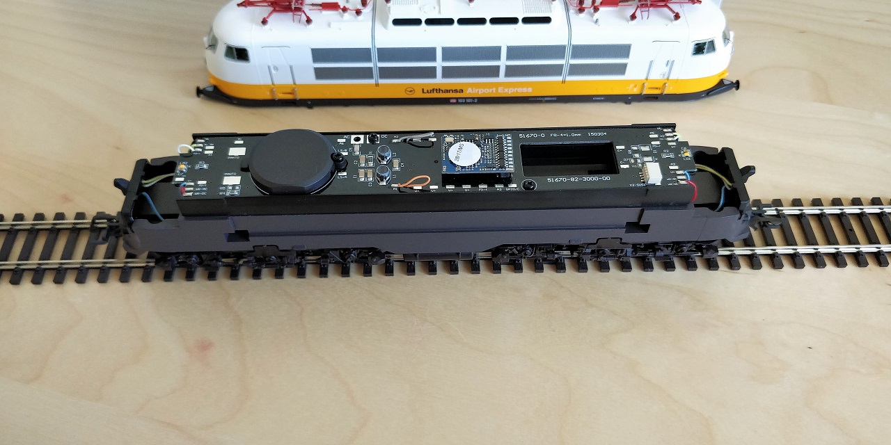 A model train