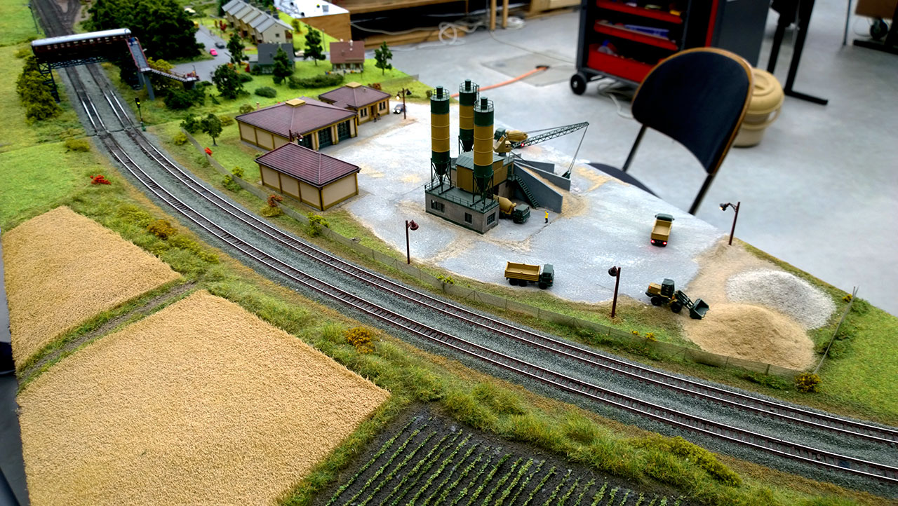 A model train