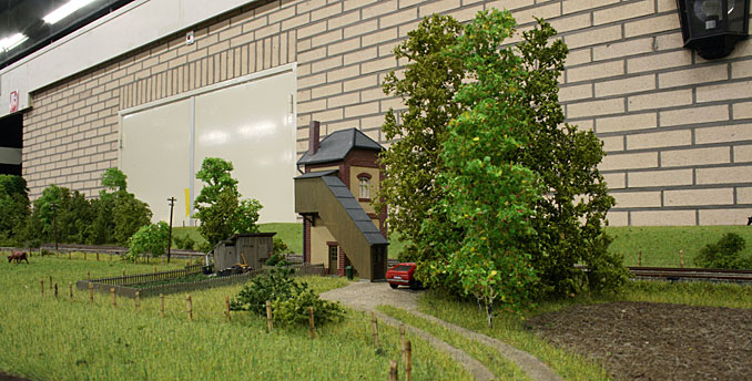 A model train