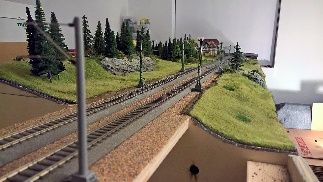 A model train